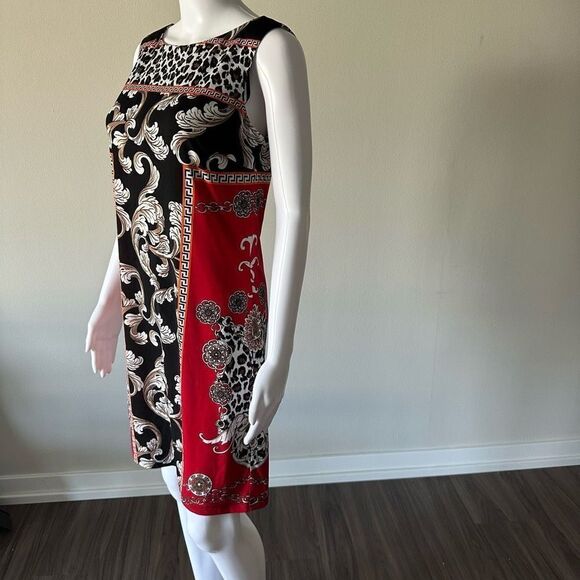 Y2K bold printed dress by AB Studio size small - Picture 8 of 10